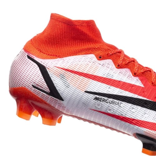 Nike Mercurial Superfly 8 Elite FG CR7 Spark Positivity - Chile Red/Black/White/Total Orange